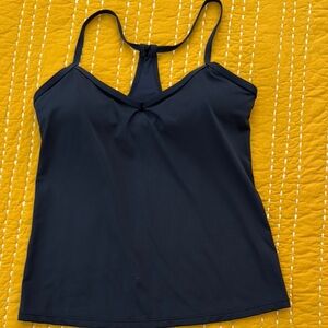 Black Strappy Tankini top